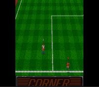 une photo d'Ã©cran de Eric Cantona Football Challenge sur Nintendo Super Nes